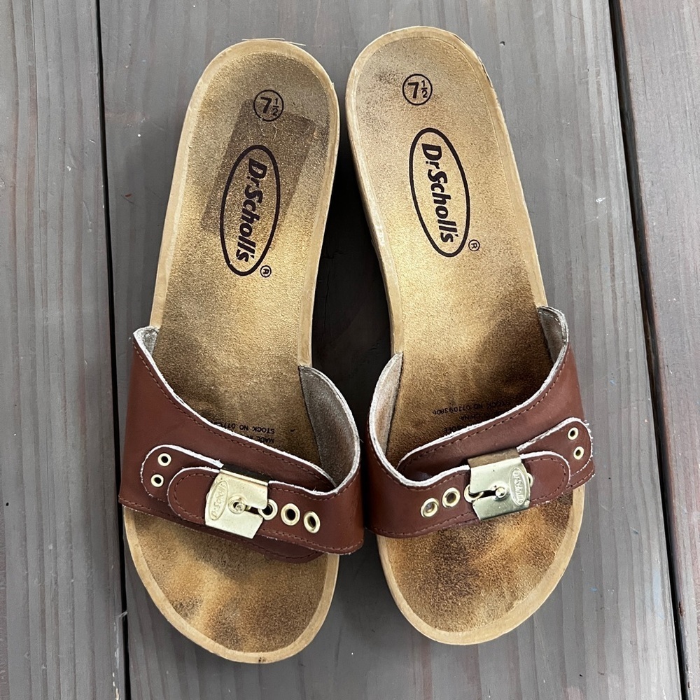 Dr. Scholl’s Sandal in Tan Sz 7.5 - Picture 2 of 11